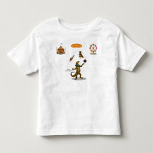 Camiseta Gordy, malabarista de lagarto-monitor