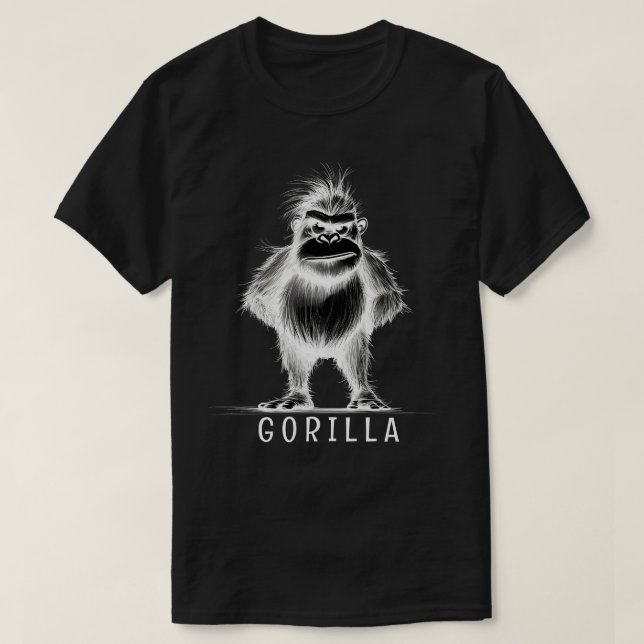 Camiseta Gorila (Frente do Design)