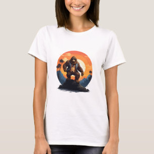 Camiseta Gorila Bonita, Passos Engraçados De Animais, Bonit
