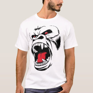 Camiseta Gorila Bravo Vestuário de Rua Monstro