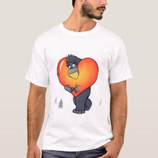 Camiseta Gorila Carregando um Coração Gigante