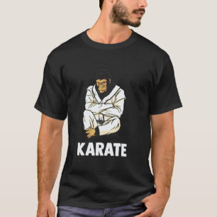 Camiseta Gorila Clássico de Karatê Japonês de Okinawa