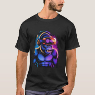 Camiseta Gorila de Aniversário Mulheres Homens Adulto Menin