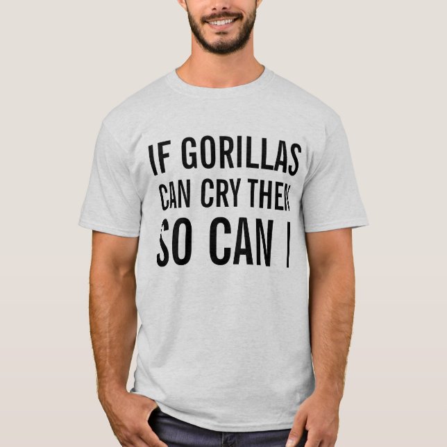 Camiseta gorila de grito (Frente)