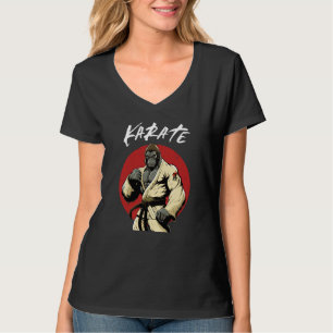 Camiseta Gorila de Karatê Karateka Meninos e Meninas Karate