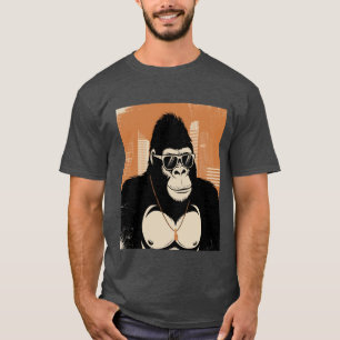 Camiseta Gorila estilizada