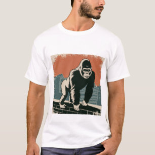 Camiseta Gorila estilizada