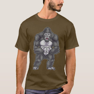 Camiseta Gorila Fisiculturista Musculação