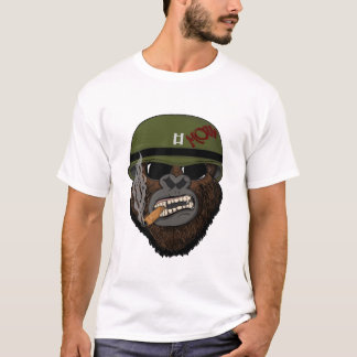 Camiseta Gorila hipster Com Óculos E Macaco Engraçado
