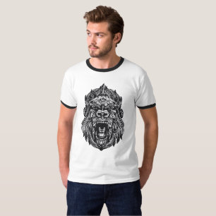 Camiseta Gorila tribal