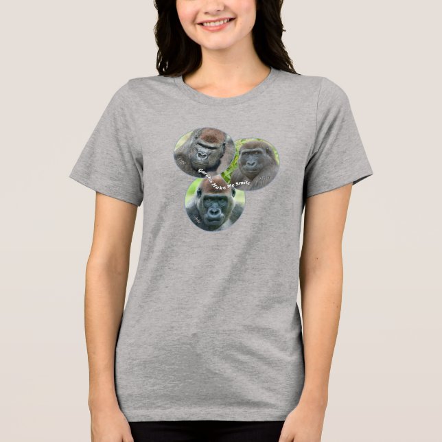 Camiseta Gorilas Me Fazem Sorrir (Frente)