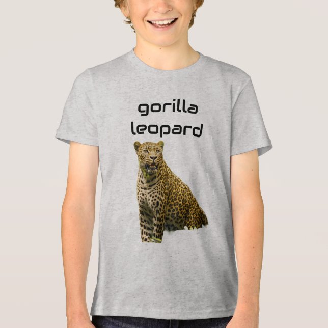 Camiseta Gorileopardo: O Titã Manchado (Frente)