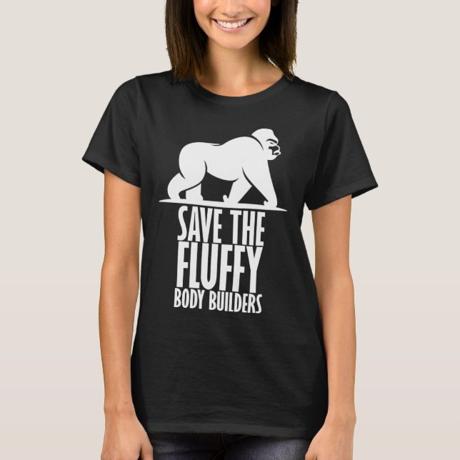 Camiseta Gorilla Animal Rights Save Gorillas (Frente)