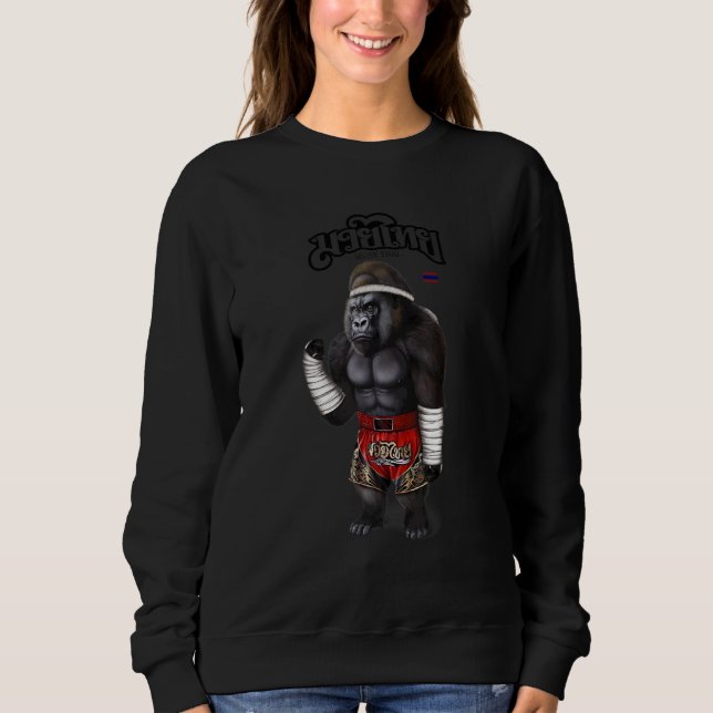 Camiseta Gorilla As Muay Thai Kick BoxChampion 1 (Frente)