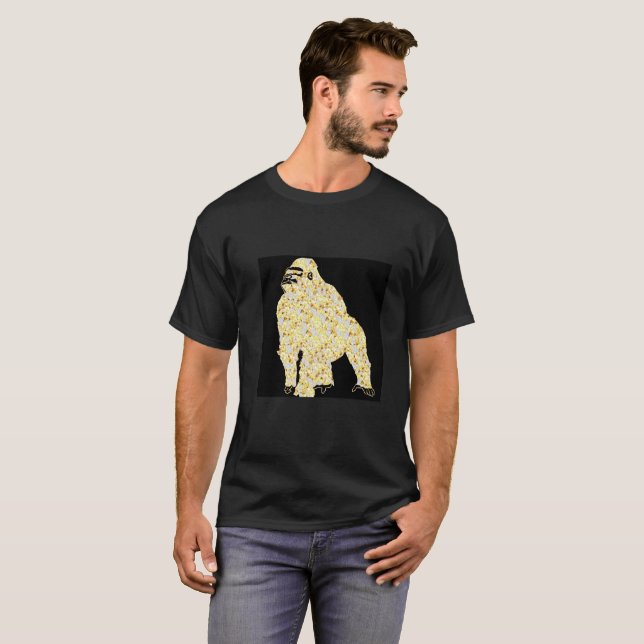 CAMISETA GORILLA BLING (Frente Completa)