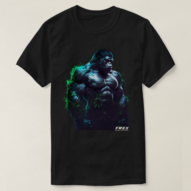 Camiseta Gorilla Bodybuilding Fitness Gym Wear (Frente do Design)