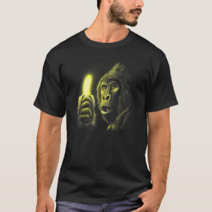 Camiseta Gorilla Carregando Banana Monkey Costume Wild Anim