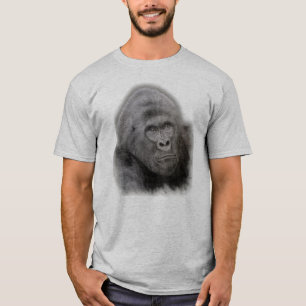 Camiseta Gorilla Face Pattern