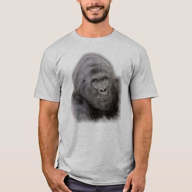 Camiseta Gorilla Face Pattern (Frente)