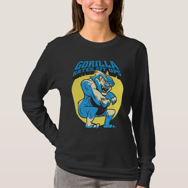 Camiseta Gorilla Hates Senta-Te (Frente)