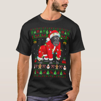 Camiseta Gorilla Lover Xmas Matando Papais noeis Feios Gori