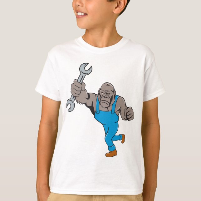 Camiseta Gorilla Mechanic (Frente)