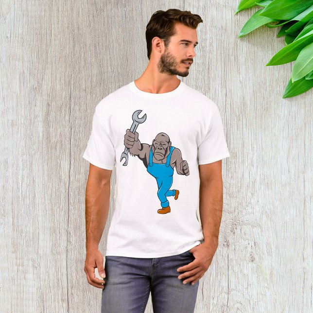 Camiseta Gorilla Mechanic (Criador carregado)