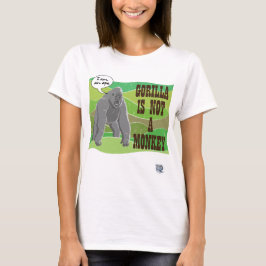 Camiseta Gorilla não é um macaco