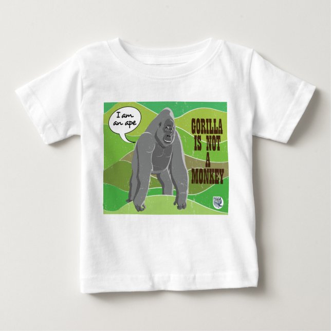 Camiseta Gorilla não é um macaco (Frente)