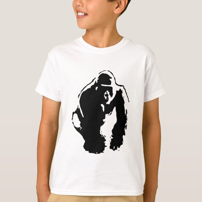 Camiseta Gorilla Pop Art (Frente)