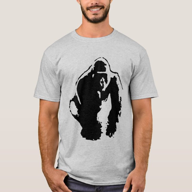 Camiseta Gorilla Pop Art (Frente)