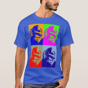 Camiseta Gorilla Pop Art