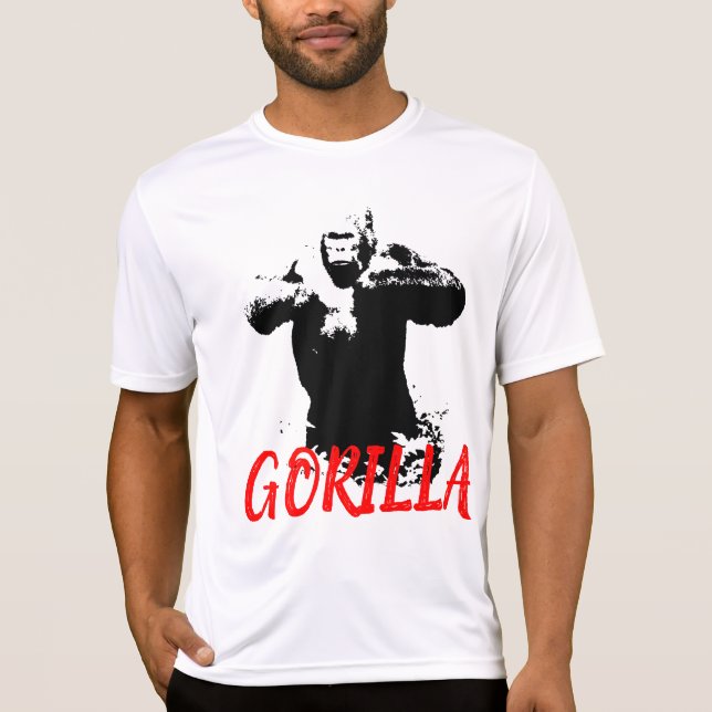 Camiseta Gorilla Pop Art (Frente)