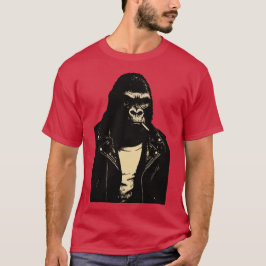 Camiseta Gorilla Rebel Leather Jaqueta