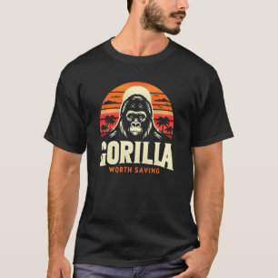 Camiseta Gorillas vale salvar a vida selvagem no mundo