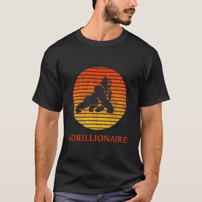 Camiseta Gorillionaire Macacos Juntos Fortes Wsb (Frente)
