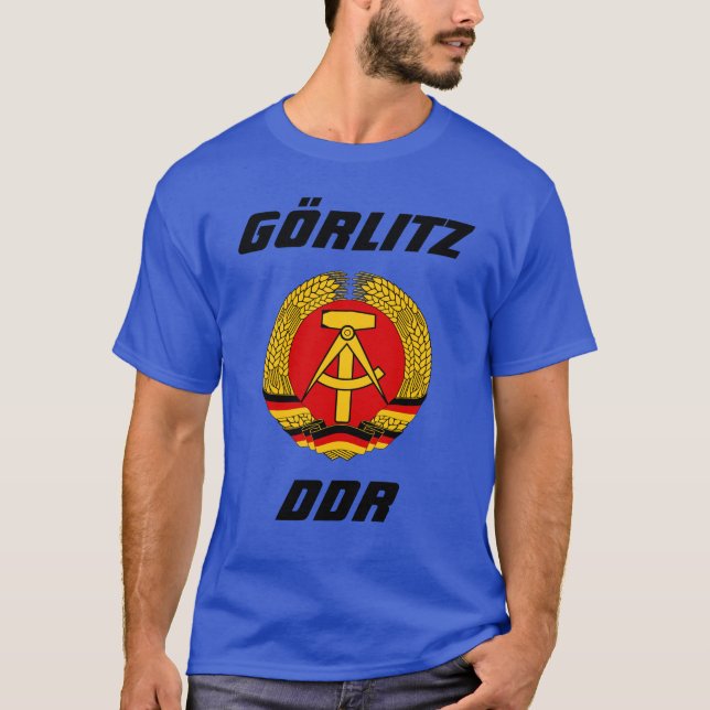 Camiseta Gorlitz, DDR, Gorlitz, Alemanha Oriental (Frente)