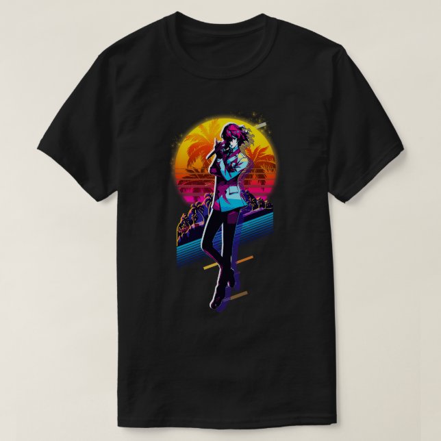 Camiseta Goro Akechi (Frente do Design)