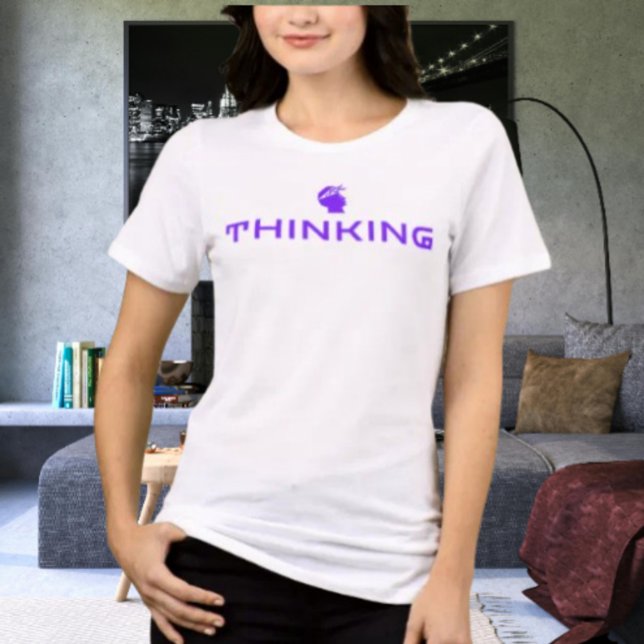 Camiseta Gorro de declaração PENSANDO | Boné Gráfico de Men (Criador carregado)