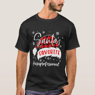 Camiseta Gorro de Flanela Favorito do Papai Noel para Profi