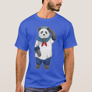 Camiseta Gorro de Marinheiro Panda