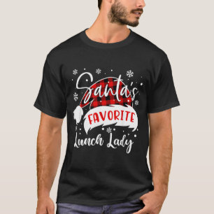 Camiseta Gorro de Senhora do Almoço Favorita do Papai Noel 