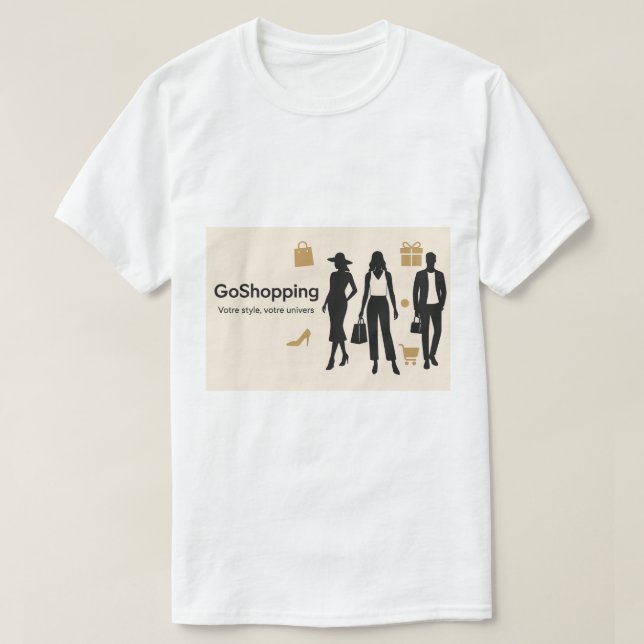 Camiseta GoShopping (Frente do Design)