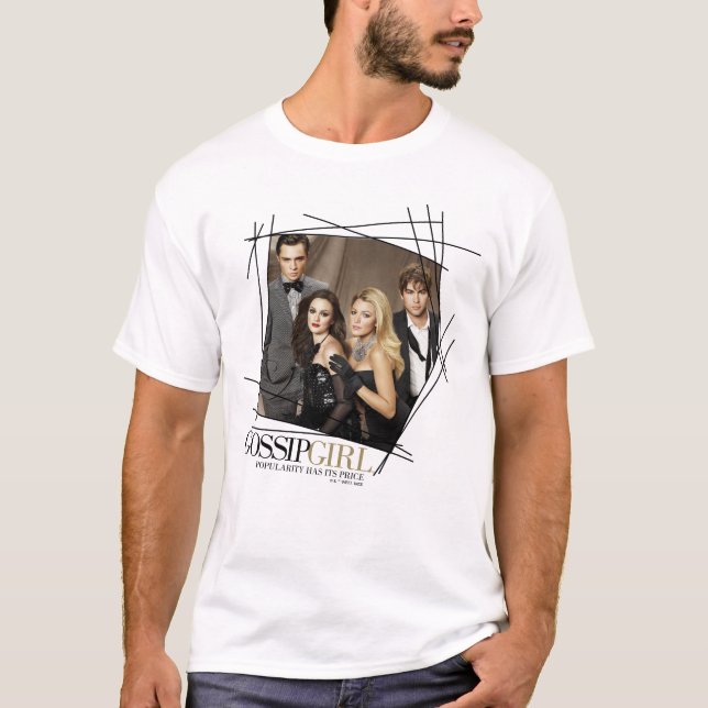 Camiseta Gossip Girl Glamor Group Graphic (Frente)