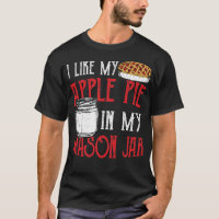 Gosto Da Minha Pizza De Maçã No Meu Jar De Mason