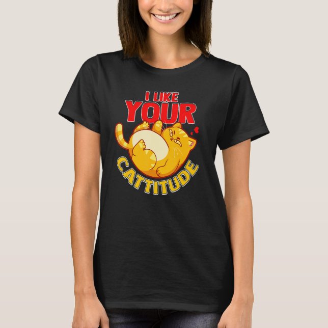 Camiseta Gosto da sua atitude, Atitude Positiva (Frente)