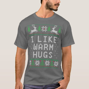 Camiseta Gosto De Abraços Quentes Feliz Natal Feliz Holida