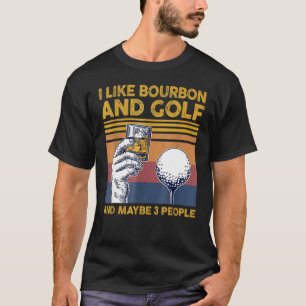 Camiseta Gosto De Bourbon E Golfs E Talvez De 3 Pessoas