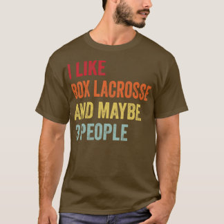Camiseta Gosto de Box Lacrosse Talvez 3 Pessoas