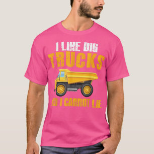 Camiseta Gosto De Caminhões Grandes E Não Posso Mentir